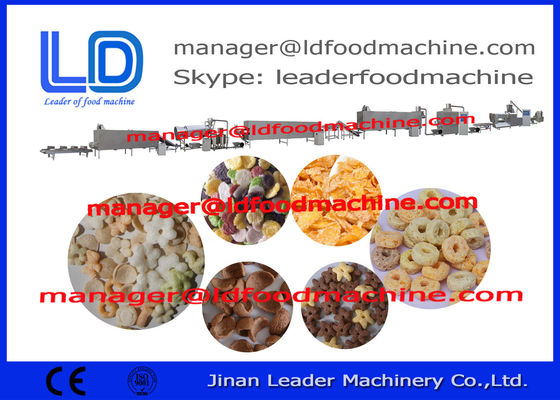 Sarapan Sereal Corn Flakes Membuat Mesin Pengeringan / Snacks Packing