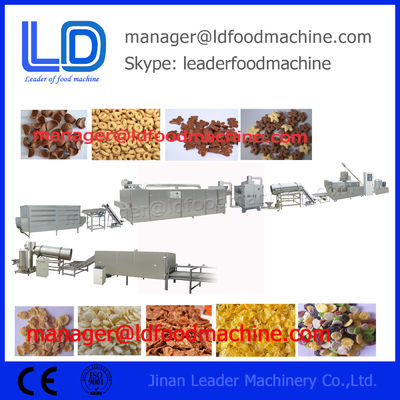Sarapan Sereal Corn Flakes Membuat Mesin Pengeringan / Snacks Packing