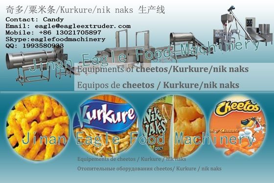 Jinan Eagle Ekstrüzyon mısır cheetos nik nak kurkure yapma makineleri