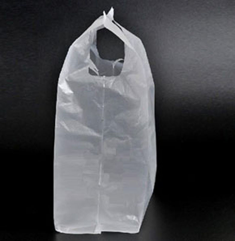 Semi Clear PO Material Supermarket Kantong Plastik Untuk Komoditas