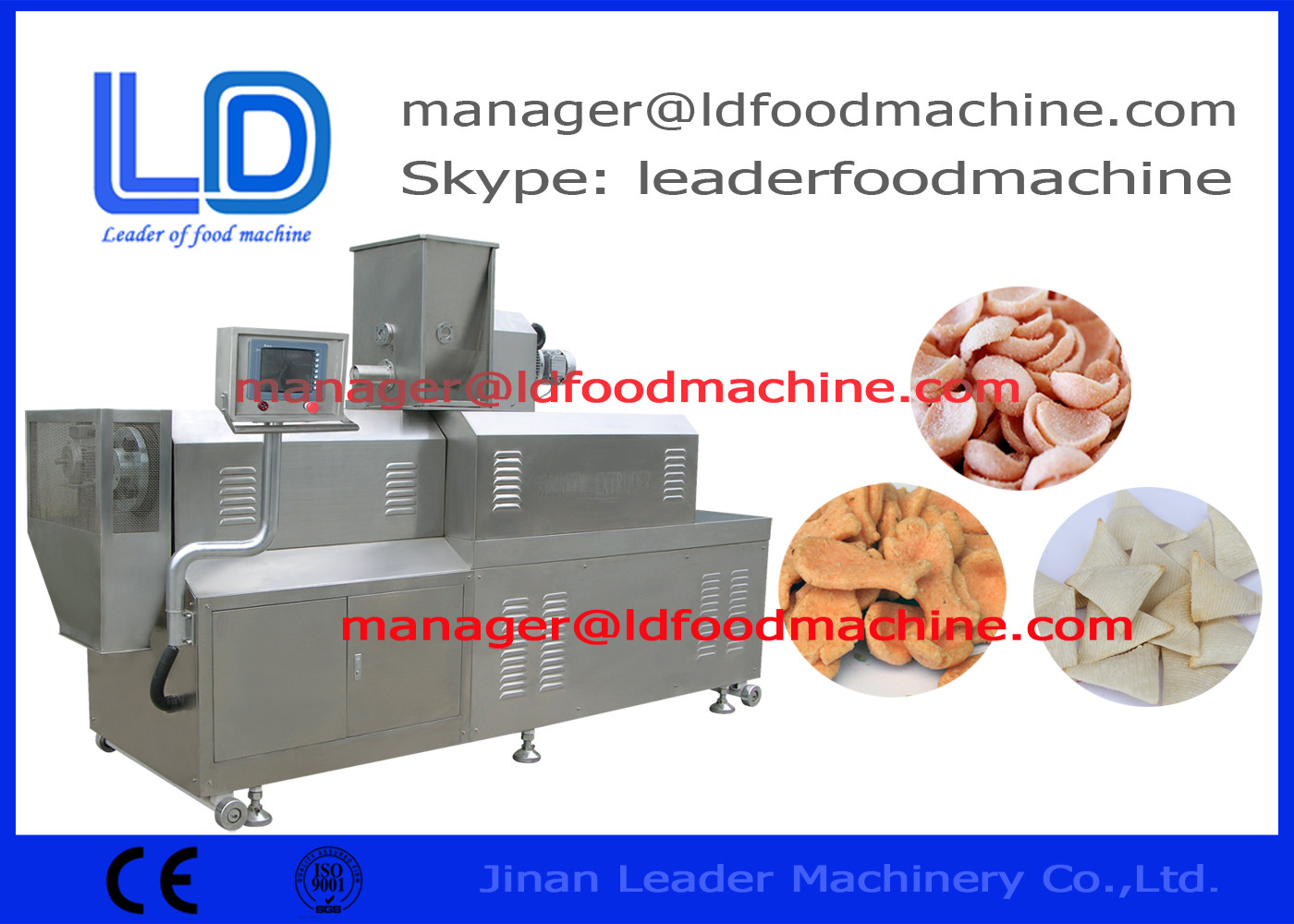 LD Twin Screw Extruder Untuk Snacks