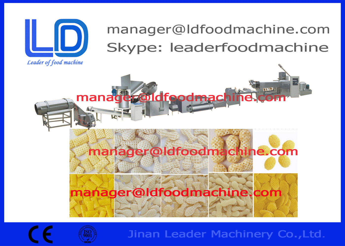 Korrel die van de Aardappelzetmeel de Kernachtige 3D Snack de bradende machine van het Machinevoedsel maken