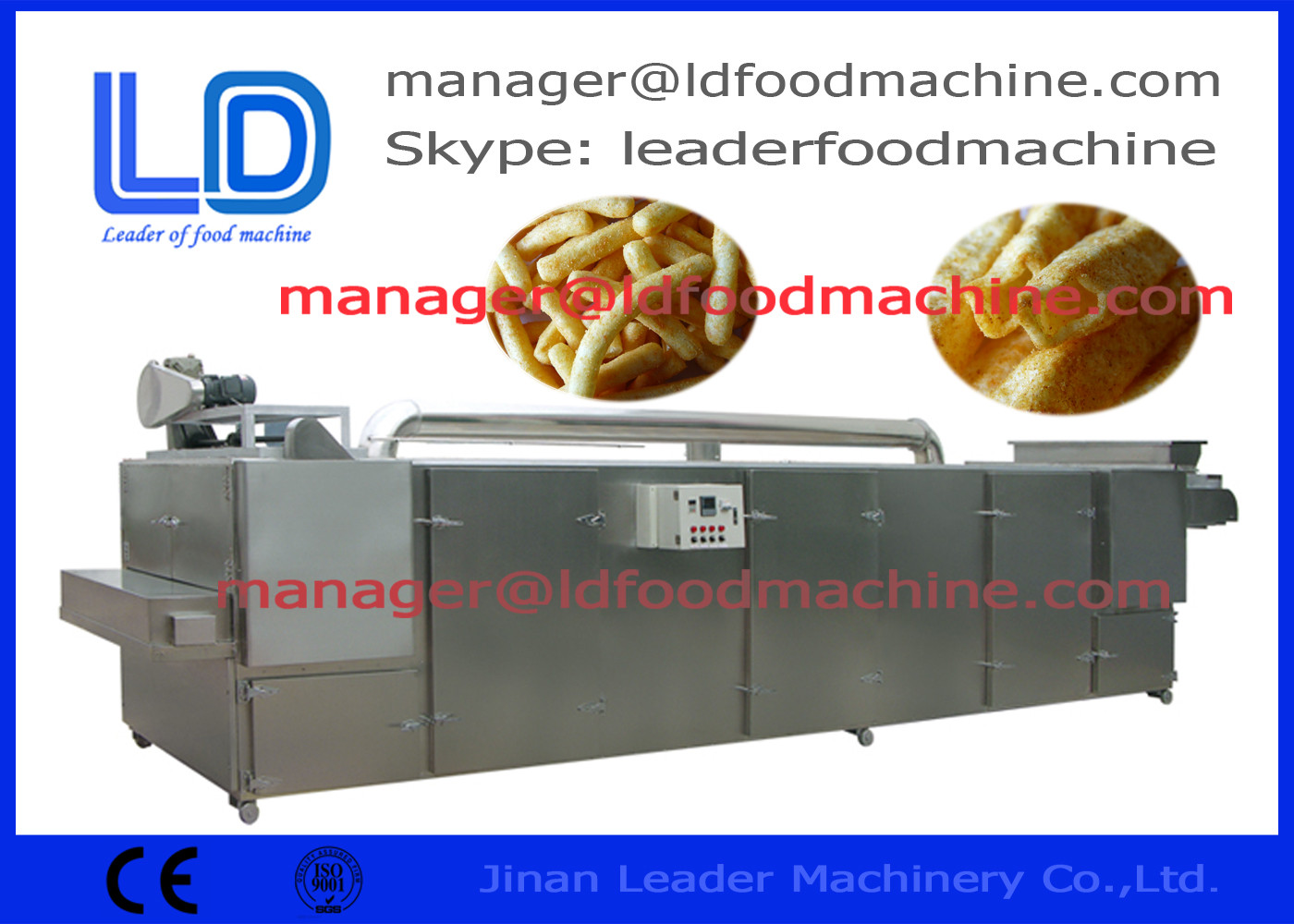 LD Pengering Makanan otomatis Snack