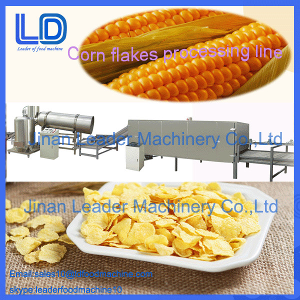 Hoge CapaciteitsCornflakes die Machine, het Materiaal van de Korrelverwerking maken