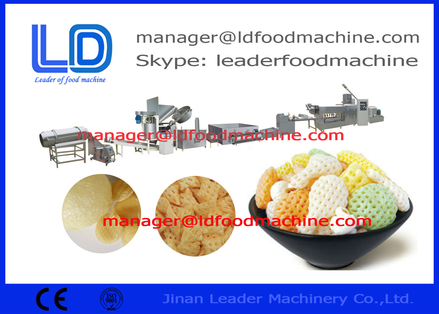 Van de Korrelmachines van de voedsel voor huisdieren 3D Snack het Voedselrang, het materiaal van de voedselverwerking