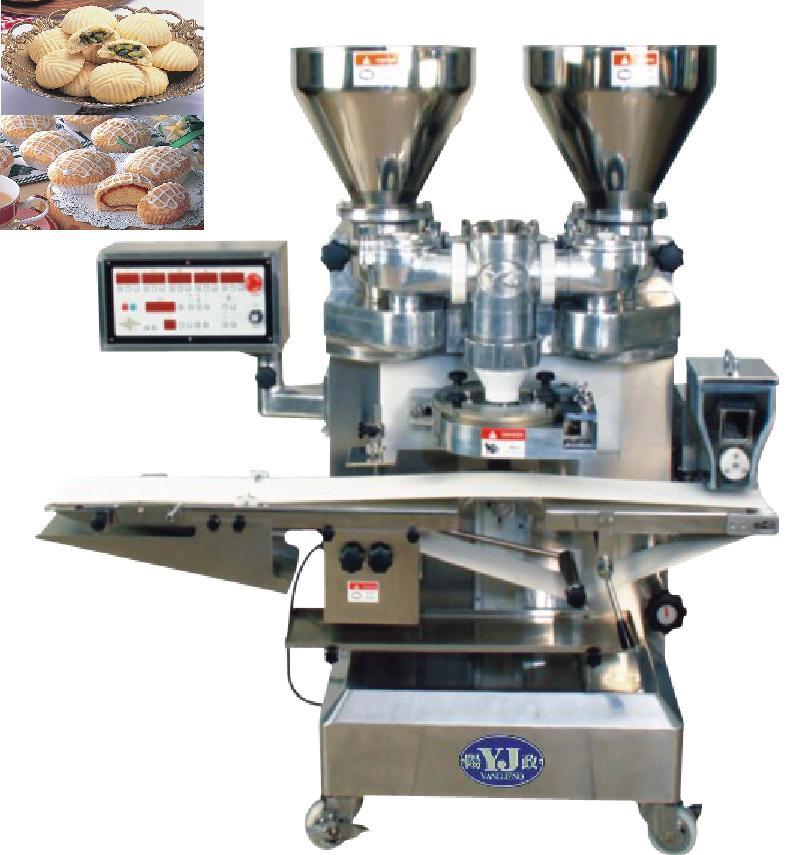 Chocolade Gevuld Koekje Encrusting en het Vormen van Machinesonafhankelijke