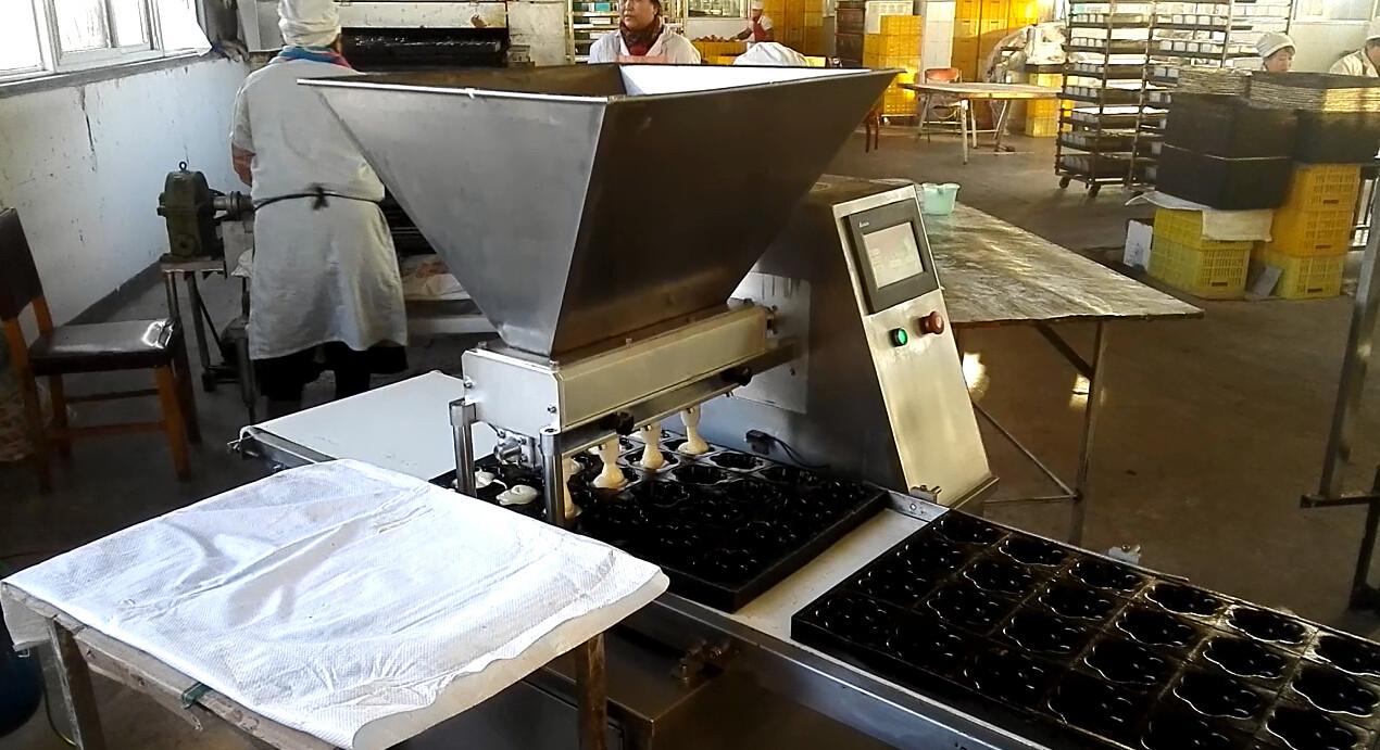 Linha de produção maquinaria do bolo do enchimento do chocolate da indústria alimentar do equipamento