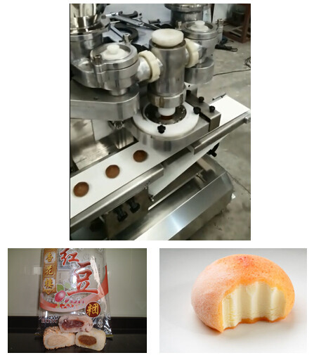 28L Encrusting-Machine voor Mochi met Vullingen Verschillende Smaak