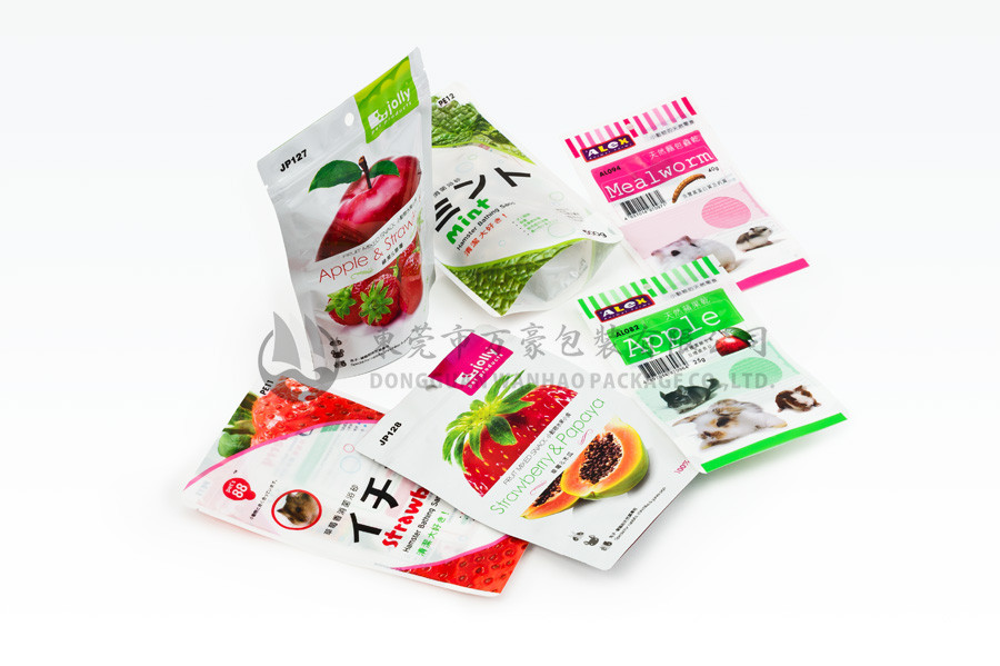 Dostosowane Kolor Wydrukowano Plastic Stand Up etui Torby, Pet Food torba z ziplock