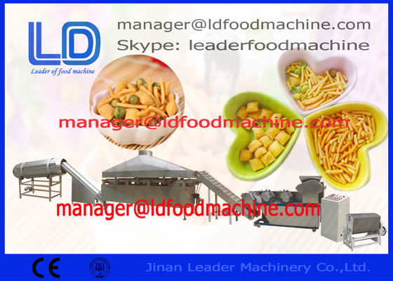 pellets / chips machine , extruded snacks machinery Mixing / Extruding shrimp chips